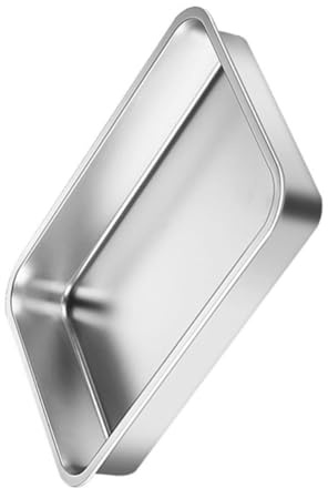 Plateau de Service pour Buffet en Acier Inoxydable Rectangulaire
