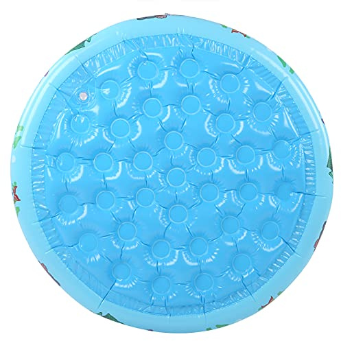 ERYUE Piscina Gonfiabile Per Bambini Blu Per Giochi D'acqua, Realizzata In PVC, Piscina Rotonda Bambini All'aperto Al Coperto, Portatile E Leggera, L'intrattenimento Estivo In Cortile (120 centimetri)