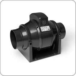 Manrose in-line 2 Speed Mixed Flow Fan + Timer,150mm Diameter, Model MF150T, Ventilation, ducting