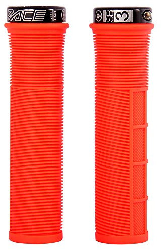 SB3 Race in Paar Fahrradgriffe, Unisex Erwachsene, Neon Red/Black