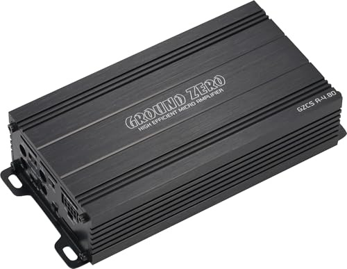 Amplificatore Ground Zero GZCS A-4.80 4 Canali analogico per autoradio di serie