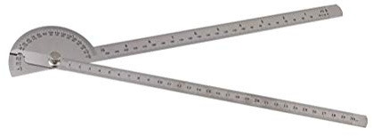 iplusmile 180degree Digital Protractor Ruler Angle Measuring Equipment Stainless Steel Woodworking Goniometer