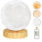 RscCleaner Lampe de luminothérapie, 10 000 lux avec 3 températures de couleur, luminosité réglable, minuterie et fonction mémoire, lampe Happy Sunlight avec télécommande pour décoration de bureau à