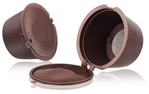 Filtre à café réutilisable, Capsule de café réutilisable Paniers à café Rechargeable Rechargeable Capsules compatibles avec Dolce Gusto Brewers Percolateurs
