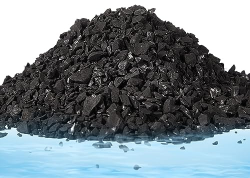 Timgle Bulk Water Air Filter Activated Charcoal Coconut Hull Granular Activated Carbon 10-18 Mesh Water Distiller Charcoal Filters Media for Filtration(6.6 Lbs)