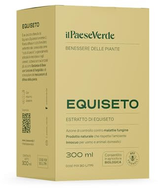 Equiseto Il Paese Verde. Decotto di equiseto con azione di controllo delle malattie fungine. Prodotto 100% naturale che rispetta l'ambiente, l'uomo e gli animali domestici - 280ml