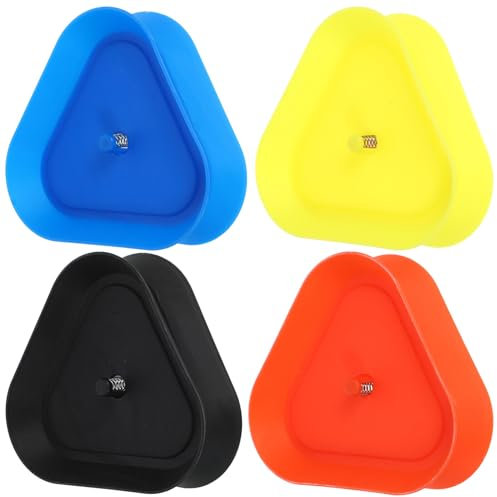 TOYANDONA Set Mit 4 Spielkartenhaltern Dreieckigen Freihändigen Pokerspielkartenhaltern Für Kartenspiele Pokerpartys Und Familienkartenspielabende