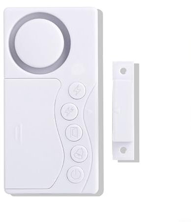 4-in-1 Gefrierschrank-Türalarm, für Fenstersicherheitsalarm, 108 dB, langfristiger Schutz