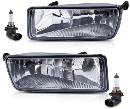 ALLGOOD Fog Lights w/Bulbs, Compatible with Ford Explorer 2006-2010/Fit Sport Trac 2008-2010, Front Bumper Fog Light Lamps Clear Lens 1Pair
