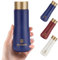 Small Water Bottle Steel 180ml/6.1oz Flask for Hot Drink, Metal Water Bottle Insulated Stainless Steel Water Bottles Flask(Blue)