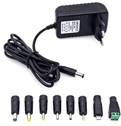 JZK AC Adapter Netzteil AC 100-240 V auf DC 6 V 500 mA 1000 mA (1 A) 1500 mA 2000 mA (2 A) für Blutdruckmessgerät, Türklingelalarm, Seifenspender, AM/FM, Mülleimer, Ladegerät, Rasierer