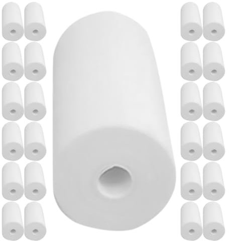 NUOBESTY 25 Di Carta Termica Per Contanti - Carta Per Ricevute Ospedaliere - 57x30 Mm - Di Termica Multiuso Per Registratore Di Cassa