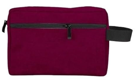 HESHUYAN Waschtasche Reise Herren Kulturbeutel Frauen Kosmetik Necessaire Fall wasserdichte Damen Make-up Tasche Beauty Wash Beutel Handtasche Organizer Kulturtasche(Wine red)