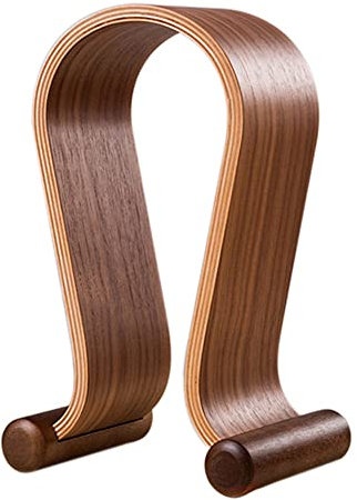 kosingna Wooden Walnut Wood Headphone Gaming Headset Display Stand Holder er