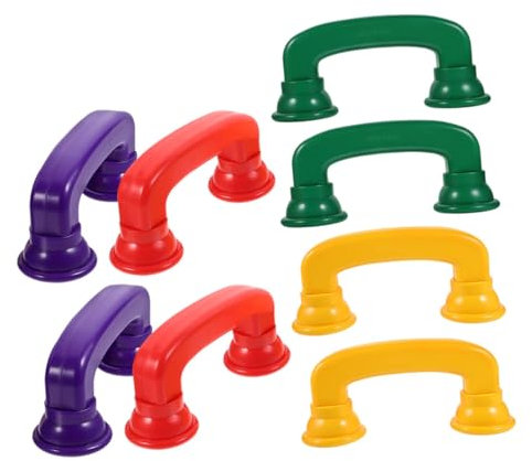 OHPHCALL 8stücke Flüstertelefon Spielzeug Aus Kunststoff Bunte Pädagogische Lernspielzeuge Für Kleinkinder Fördert Feinmotorik Und Farb- Formerkennung