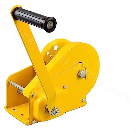 Cabrestante Manual de bloqueo automático con manivela Manual de 1200Lb, Material grueso, cabrestante portátil pequeño for el hogar, elevador de grúa con cable Para automóviles, mejoras en el hogar(01)