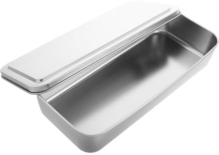 KOCKSHION Teglia Acciaio Inox Con Coperchio Per Cheesecake e Pane Perfetta Per Forno e Conservazione