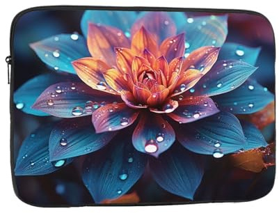 Custodia per computer portatile 17 pollici borsa per laptop antiurto borsa per il trasporto del computer bella copertura della cassa del taccuino del fiore di colore