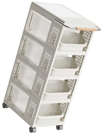 Portable Snack Trolley with Adjustable Height Removable Drink Storage Rack Rolling Cart for Outdoor Picnics Camping BBQ and Tailgating