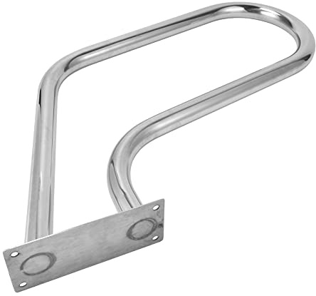 Depisuta Barandilla de Piscina de Acero Inoxidable 304, Barandilla de Seguridad para Piscina Engrosada, de Escalera Doméstica Fácil de Usar, Resistente y Elegante