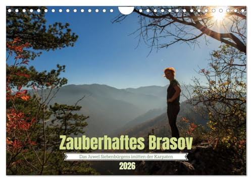 Enchanting Brasov - The jewel of Transylvania in the middle of the Carpathians UK-Version (Wall Calendar 2026 DIN A4 Landscape), CALVENDO 12 Month Wall Calendar