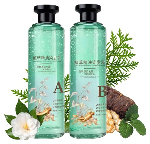 Tinta Capelli Vegetale per Donne | 560g Nutriente Duraturo con Ingredienti Naturali,Colore Naturale | Ideale per Casa Viaggi Styling Ricci Mossi Lisci Trattamenti Quotidiani
