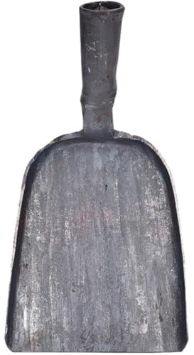 Levemolo Steel Fire Shovel for Home and Garden with Smooth Surface and Easy to Store Design Practical Ash Scooping Spade for Fireplace and Coal Cleaning