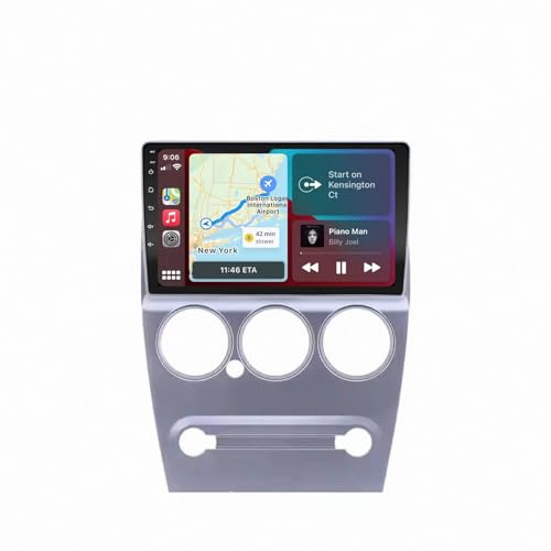 Radio Macchina Touch Screen per Mazda 6 2012-2017 Ips Touchscreen, Auto Stereo Radio con Bluetooth/Gps/Controllo Vocale/Mirror Link/Aux, 8 Nucleo 6G+128G