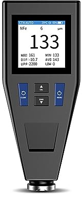Spessimetro for rivestimento auto Miglior misuratore digitale for la misurazione dello spessore della vernice automobilistica Rilevamento automatico F/NF,Alta precisione
