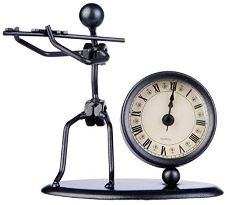 Gewa 980700 Orologio con Statuetta Flauto