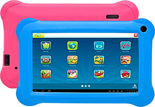 Denver Electronics TAQ-70353KBlue/Pink, 8 GB, Kinder-Tablets, 1,2 GHz, 1 GB, DDR3-SDRAM, 8 GB, MicroSD (Transflash), 32 GB, 17,8 cm (7 Zoll)