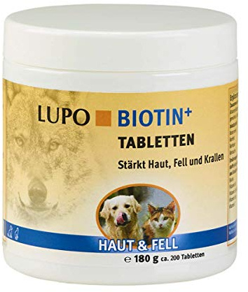 Luposan Biotin + Tabletten für Hunde (180 g)