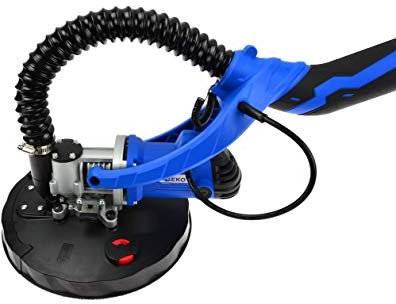 BSD Ponceuse Télescopique pour Cloisons Sèche - 2in1 Tête de Ponçage Ronde et Triangulaire, Ponceuse Girafe avec Accessoires et 12 Disques Abrasifs -710W, Ø 225mm, 800-1700 RPM
