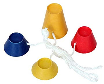 Athemeet 4pcs Tees d'hiver en Caoutchouc Golf Tees avec Différentes Hauteurs Durable Golf Tee pour Sport Driving Range Practice Mat (11 Mm 16 Mm 22 Mm 37 Mm)