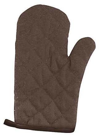 Guanto da cucina Forno. Guanto da forno resistente al calore (250 °C) (marrone)