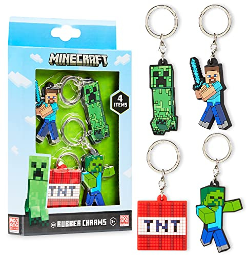 Minecraft Armband Schlüsselanhänger Kinder - Kinder Schlüsselanhänger Set - Gamer Geschenke