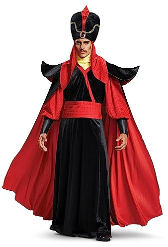 Förklädnad herr Jafar Deluxe vuxen kostym, Svart, S