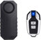 Actpe Wireless Bicycle Alarm, Anti-Theft Alarm for Motorcycle, Electric Bike, Scooter, Door & Window, Volume & Sensitivity Adjustable, IP55 Waterproof, 113dB, Remote Control, 1pc, Black