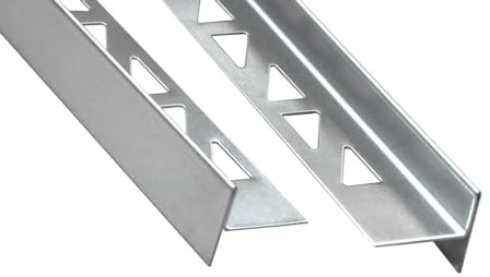 Gefälleprofil Dusch-, Keil-Profil 11 mm, Gebürstet, V2A Edelstahl (Links, 150 cm)