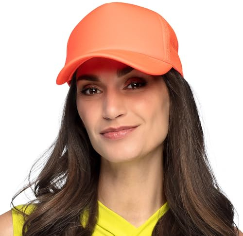 Boland - Mütze Neon, Basecap für Erwachsene, Kappe, 90er Jahre, Baseballkappe, Festival, Karneval und Mottoparty