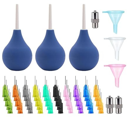 Slip Trailer Flasche für Töpferwaren, Ton-Werkzeug-Set, Präzisionsspitzen, Set C, 59-teilig
