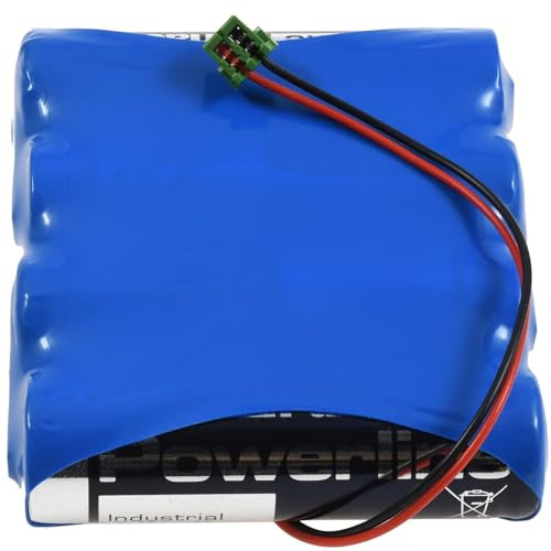 akku-net Batteriepack 6V 4X AA Alkaline für Türsteuerungen kompatibel mit Messerschmitt 6VQ-02, PHR-2 Stecker, LR6A Batterien Blau