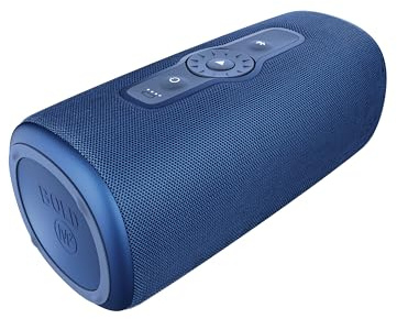 Fresh 'n Rebel Bold M2 Enceinte Bluetooth Portable avec 24h D'Autonomie, Étanche (IP67), Haut-Parleur Bluetooth, Basses Profondes, Volume Puissant, Mode de fête, Réglage du Volume (Bleu)