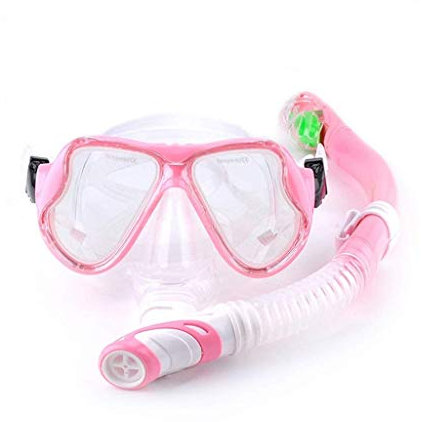 ISCBAFYX Premium-Schnorchelset mit klarem Blick, No-Fog-Technologie und Dry-Top-Schnorchel - ideal zum Schnorcheln, Schwimmen und Tauchen für Männer und Frauen - Bequeme Silikondichtung