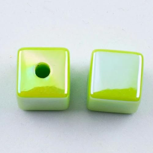 1,4 cm Blumenperlen, quadratische Mittelperle, Handschnüre, Seile, Armband, lose Perlen, Zubehör, DIY-Schmuck-3-12-1,4 cm (5 Stück)