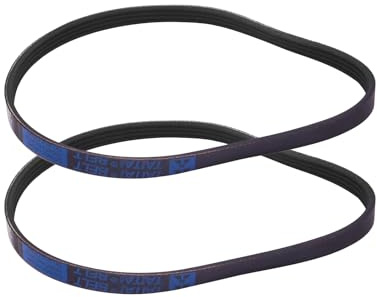 ANMOO 2pcs 180J4 Drive V Belt, 4 Ribs PJ V-Ribbed Belt 18 L x 0.37 W x 0.14 T, EPDM Poly V Belt, Multi Wedge Micro V Serpentine Belt