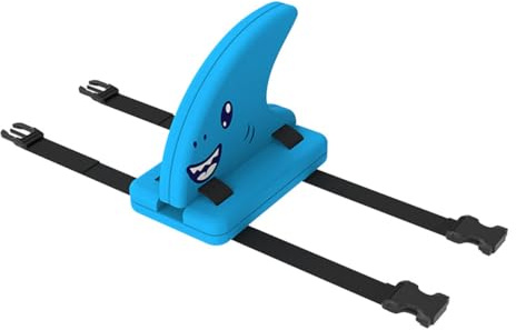 Sarini Ayuda para Nadar con Aleta de tiburón Aleta de tiburón para Piscina Flotador de natación con Aleta de tiburón,Entrenador de natación de Seguridad con Flotador de Aleta de tiburón para
