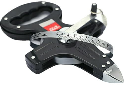 Holdes Metro a nastro lungo, per atletica leggera, metro a nastro in fibra di vetro con rullo aperto, resistente alle collisioni, con manovella per esperti, atleti leggeri e ingegneri