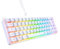EMPIRE GAMING - K208 Kompakte TKL-Kabelgebundene Tastatur (DE-QWERTZ) 69 Tasten RGB - Abnehmbares USB Type C Kabel Plug & Play - PC/PS4/PS5/Xbox - 23 Anti-Ghosting-Tasten (Weiß)