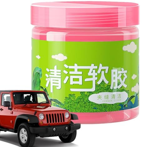 Streysisl Stucco per la pulizia 'auto, forte viscosità, morbido gel detergente per auto, detergente per bocchetta di ventilazione 'auto, gel portatile per la pulizia della tastiera del